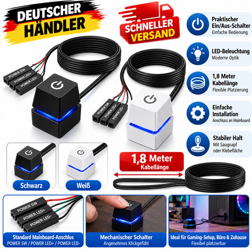 Externer power schalter 8 - power, 1,8