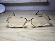 Vintage Cartier Santos Vendôme Brille 59□14 (140) Gold, Made in France