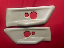 Original BMW E36 Cabrio Seitenverkleidung hinten Beige Inlays l&r Echtleder