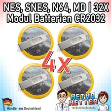 4x CR2032 Batterie Super