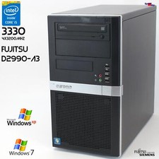 PC COMPUTER FUJITSU P400 MAINBOARD D2990-A31 WINDOWS XP INTEL CORE i5 3330 160GB