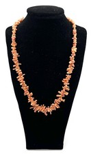 Damen Korallen Kette, Handarbeit, Retro, 40 cm lang, guter Zustand.
