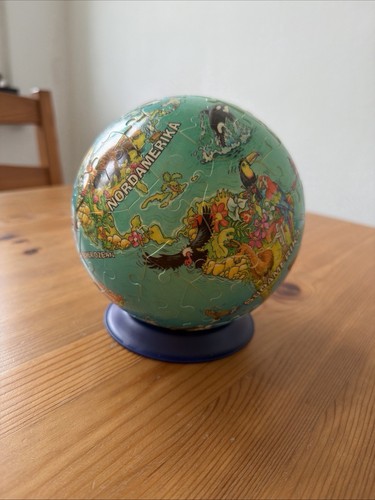 Puzzle weltkugel globus - 3d,