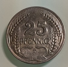 Deutsches Reich Kaiserreich 25 Pfennig 1912 F Reichsadler