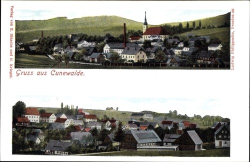 Cunewalde kreis bautzen - ak,