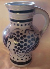 Steingutkrug 1L Weinkrug mit