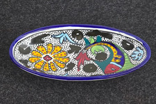 „Handbemalte Keramikschale – Mediterraner Stil – Dekoration oder Servierschale“