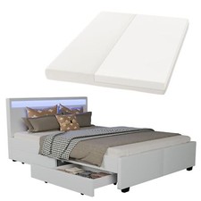 Polsterbett Doppelbett Set