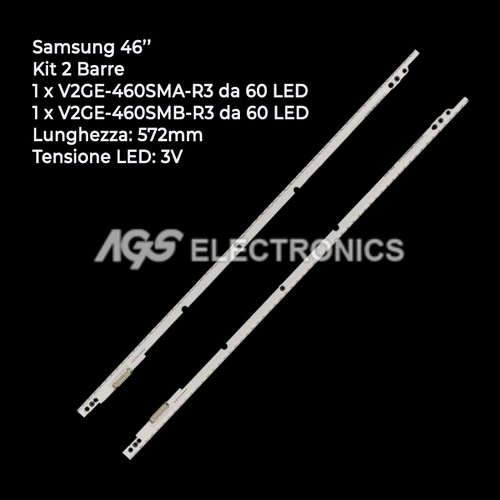 Kit barres 60 led - barres, de