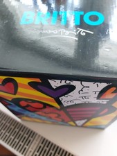 Romero Britto Dekofigur Bär Happy Bear  Mehrfarbig Kunst in OVP Sammlerstück