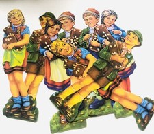 TOP PREIS! 8 Lebkuchen-Kinder/Oblaten/ Glanzbilder.Hänsel & Gretel. /Neu