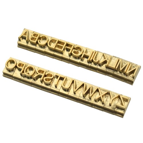 26pcs set brass alphabet - 26pcs/set,