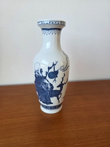 Asiatische vase blau weiß - asiatische,