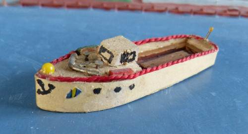Holz modell barkasse hafenboot - barkasse,