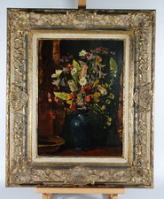 Ölgemälde Paul Erbe Stilleben Blumen Wiesenblumen Dachau Dachauer Maler