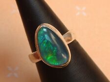 Exclusiver Opal Ring - 18 x 11 mm - tolle Farben - Sterling Silber  925 - Gr. 55