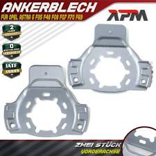2x Spritzblech Bremsscheibe Ankerblech Vorne für Opel Astra G F08 F48 CC T98 F07