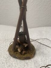 Lagerfeuer mit defekter Beleuchtung  3,5 Volt  Höhe 14 cm