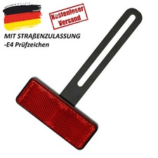 Universal Rückstrahler Reflektor T-Halter Motorrad Roller Quad ATV Kennzeichen