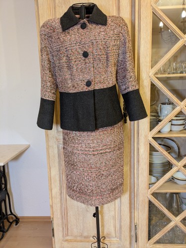 Italien tweed kostüm mit - tweed,