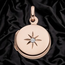 Medaillon rund 925 Silber