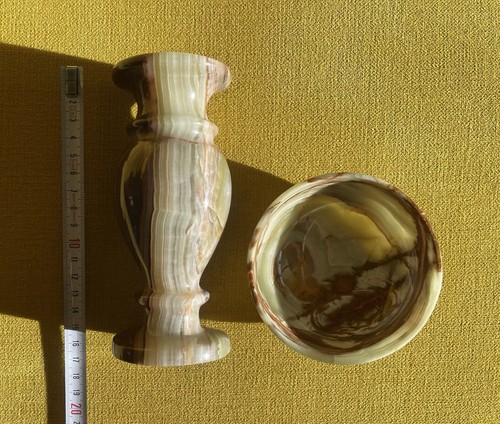 Leuchter / Vase und Schale