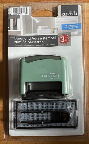 Büro und adressstempel - und,