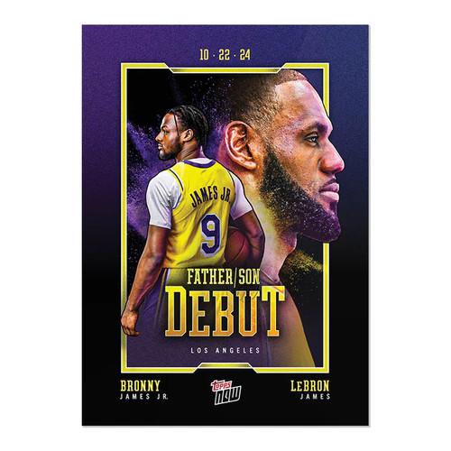 2024 topps now bronny - 2024-25, james
