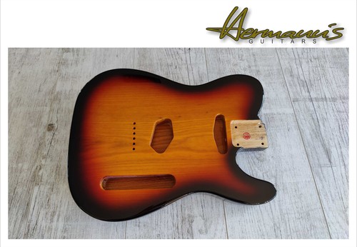 Tele roasted swamp ash body - roasted,