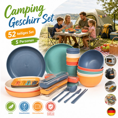 Geschirrset teilig - geschirrset, 52-teilig