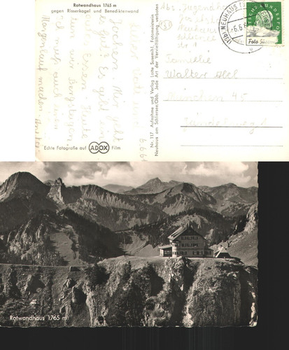 Rotwandhaus 1961 alte - rotwandhaus,