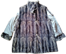 BASLER Wendejacke - Kunstfell Nerzoptik - hellbraun leicht glänzend - Größe 46