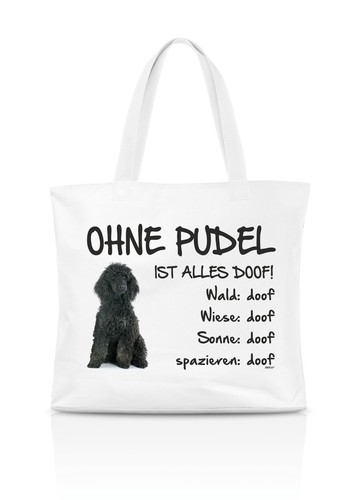 Einkaufstasche ohne pudel - einkaufstasche,