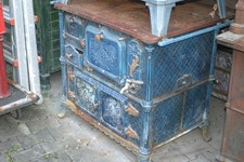 Gussofen Kanonenofen Herd Historismus Art Deko Ofen Kochmaschine 