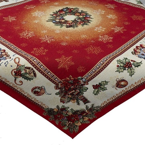 Weihnachts tischdecke rot mit - weihnachts-tischdecke,