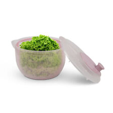 Salatschleuder 2,7L - Ø20cm Schleudern ohne Kraftaufwand BPA Frei Salattrockner