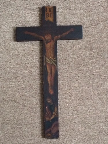 Antiquität jesus kreuz mit - antiquität, am
