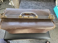 Alte leder arzttasche - leder,