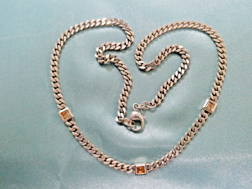 Sp985 925er silber collier - silber,
