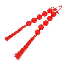 2 Pcs Lampions Rot Chinesische