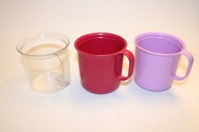 1 Tupperware Tasse 2271   350 ml (∅ ~ 9,3 cm) ohne Deckel Trinkbecher mit Henkel