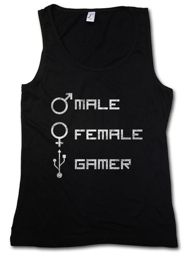 Male female gamer damen tank - female,