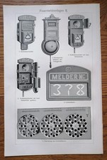 Lithografie Lithographie 1908