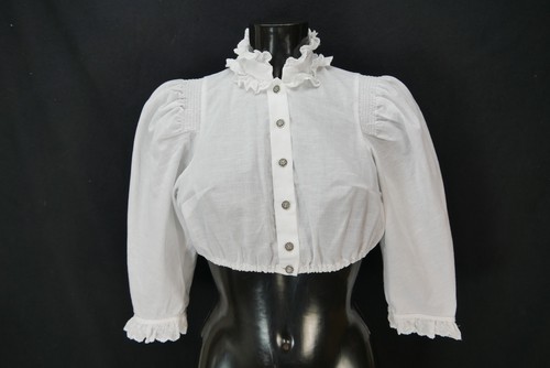 Dirndlbluse weiß bluse - weiß,