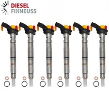 6x Einspritzdüse Injektor Audi A4 A5 A6 Q7 2,7 + 3,0 TDI 059130277AR 059130277BE