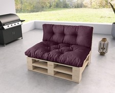 Palettenkissen Set Palettensofa Palettenpolster Sitzkissen Rückenkissen 120x80
