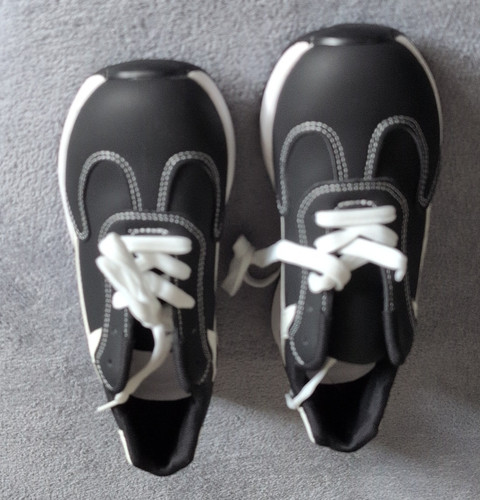 Damen sneaker schwarz - sneaker, schwarz/weiß