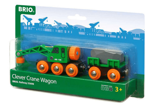 Brio grüner kranwagen mit - grüner,