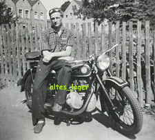 original Foto Motorrad Simson