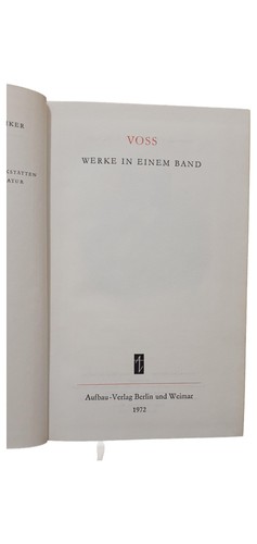 Johann heinrich voss - johann, werke